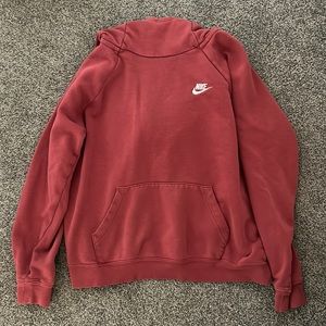 Nike pinkish red hoodie
